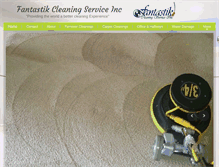 Tablet Screenshot of fantastikcleaningservices.com